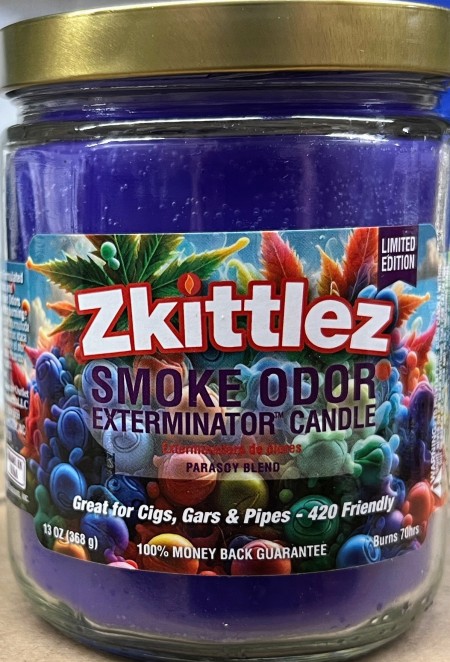 Southland Trade: Smoke Odor Exterminator Candle Zkittlez 13oz
